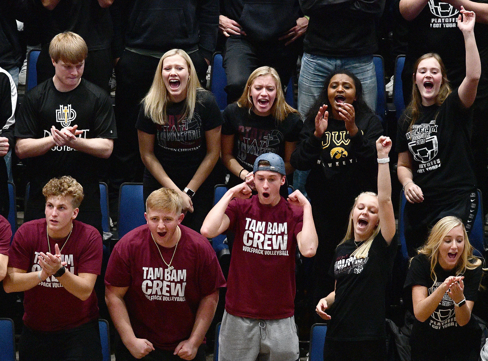 Western Christian vs Osage state volleyball